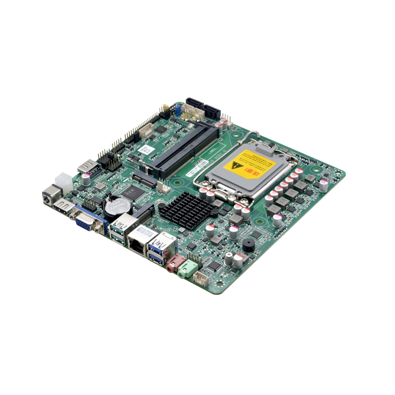 LGA1700 DDR4 Dual HDMI 19V Embedded Industrial Mini ITX Motherboard