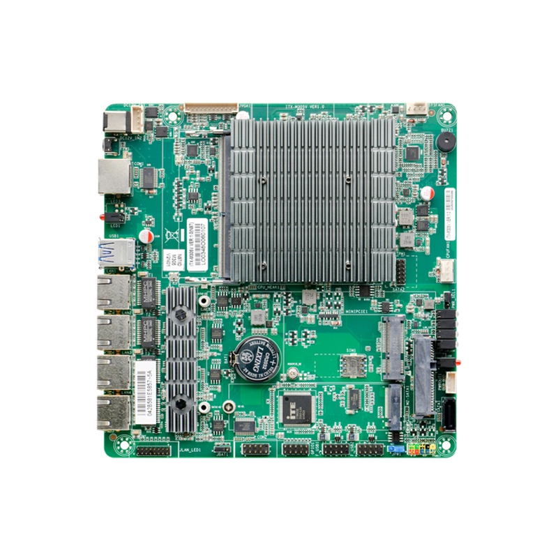 4 Lan 2.5G I225V N97 Mini ITX Firewall Motherboard