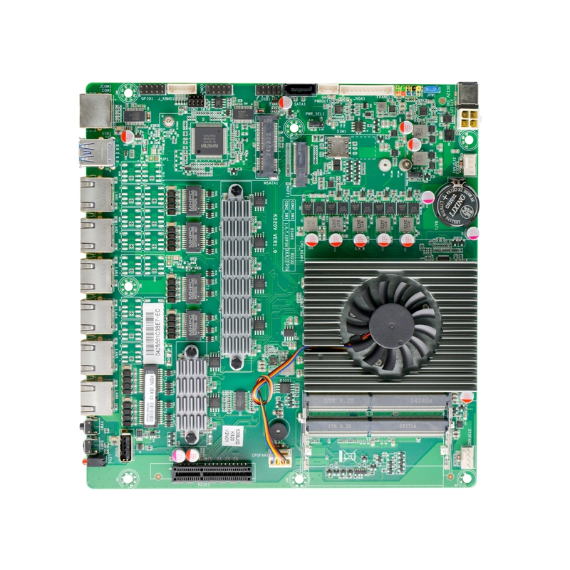 6 Lan 5205U DDR4 Bypass 4K Display Firewall Motherboard