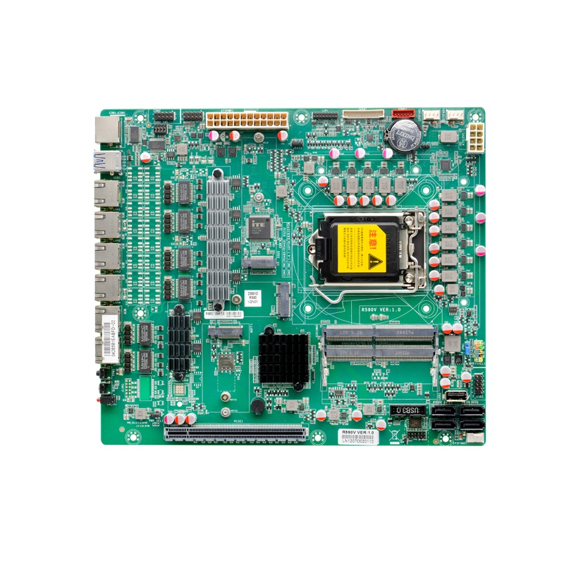 6 Lan 2.5G I226V LGA1200 DDR4 Mini ITX Firewall Motherboard