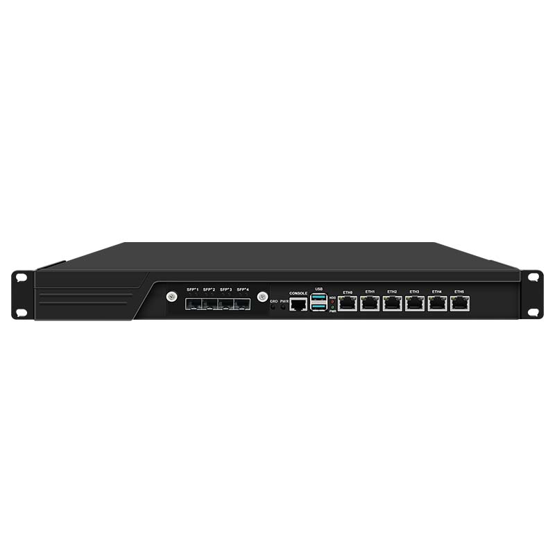 6 网口i3-12100 1U 机架PC路由器防火墙一体机